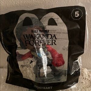 Marvel Black Panther Wakanda Forever Ironheart Action figure from Happy Meal